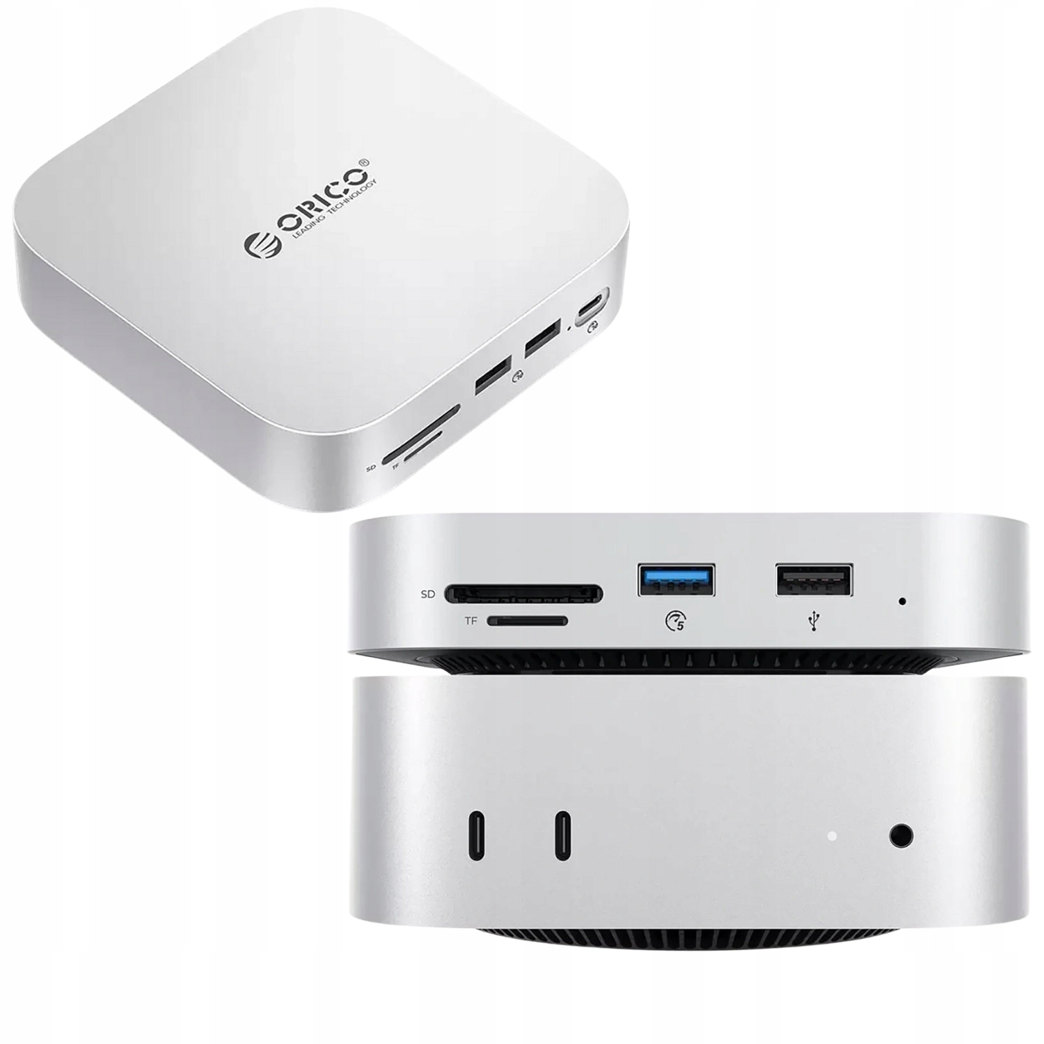 Dokovací Stanice Hub Minilink 9v1 Kapsa Na Hdd Disk Usb-c 10GB/S Orico