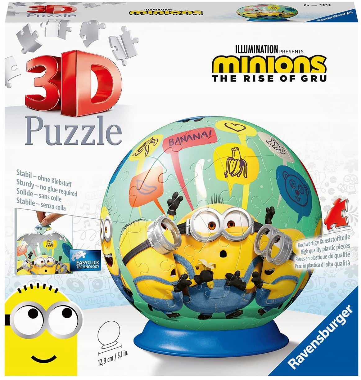 

Ravensburger 3D 72 El. Kula Minionki 2 (puzzle)