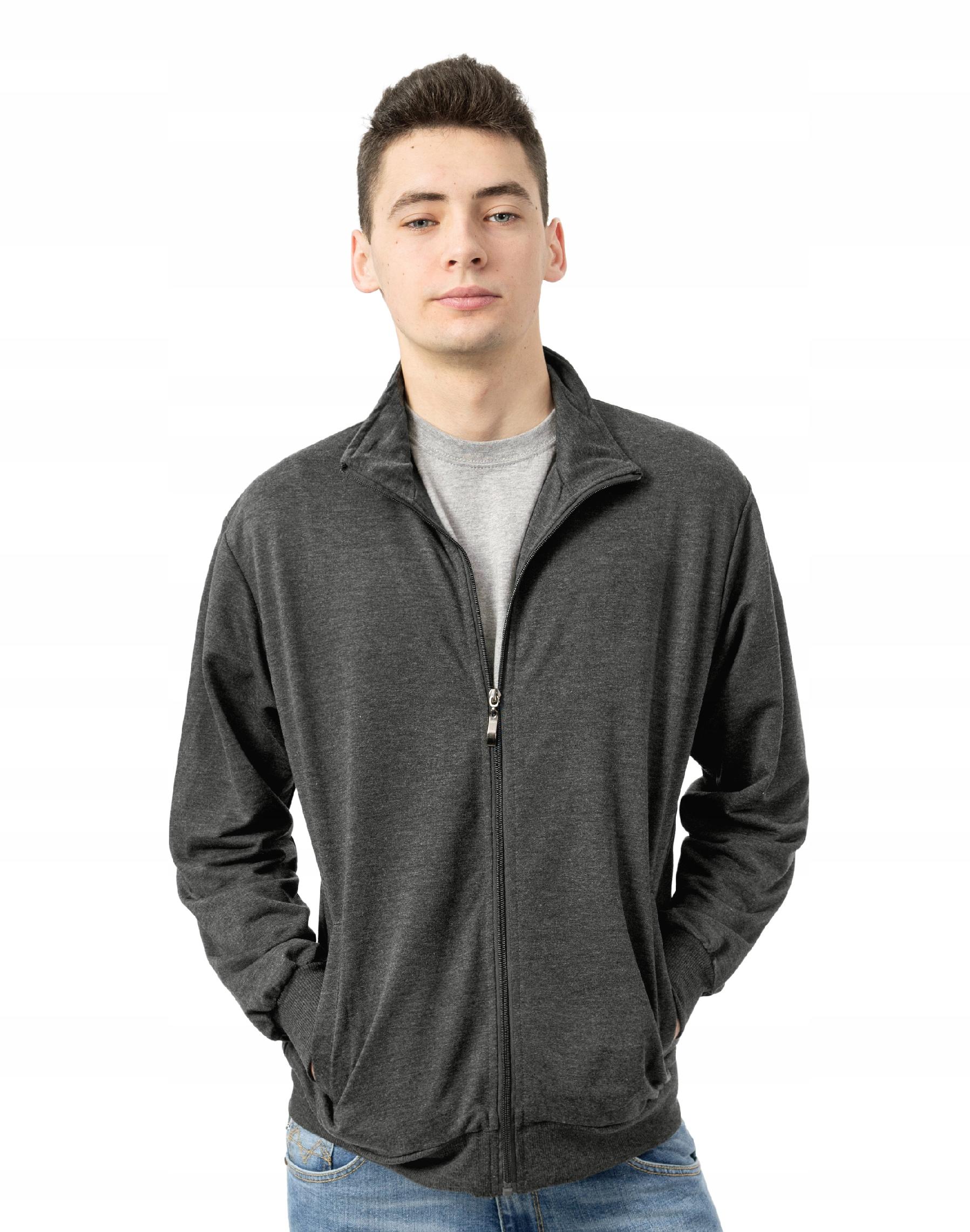 

Duża Bluza Dresowa Męska Zasuwana Zamek 2350-1 4XL