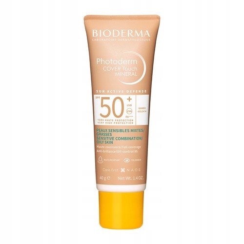 Bioderma Photoderm Cover Touch Mineral, kryjący fluid ciemny, Spf 50, 40 g