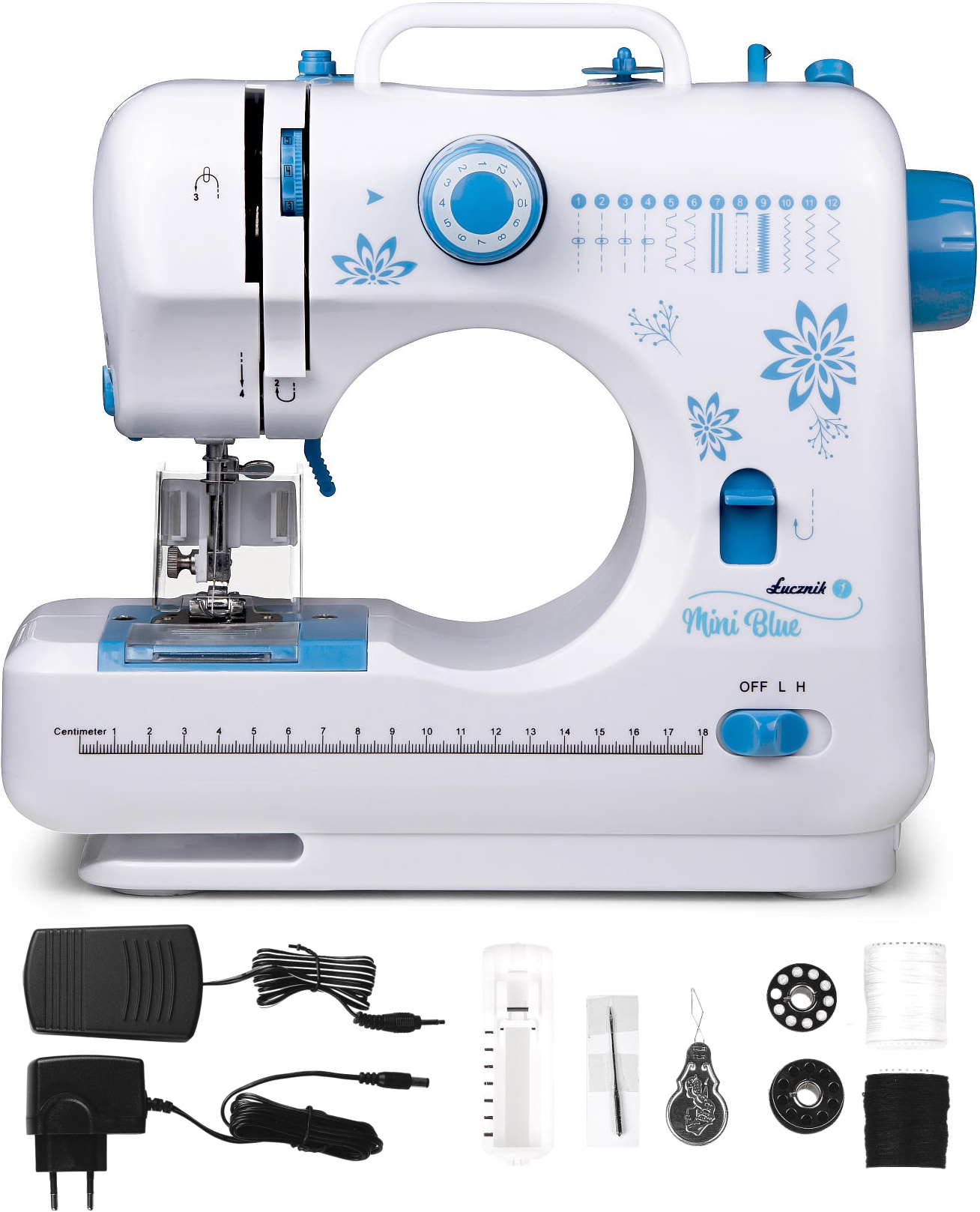 

Maszyna do szycia dla dzieci Łucznik Mini Blue