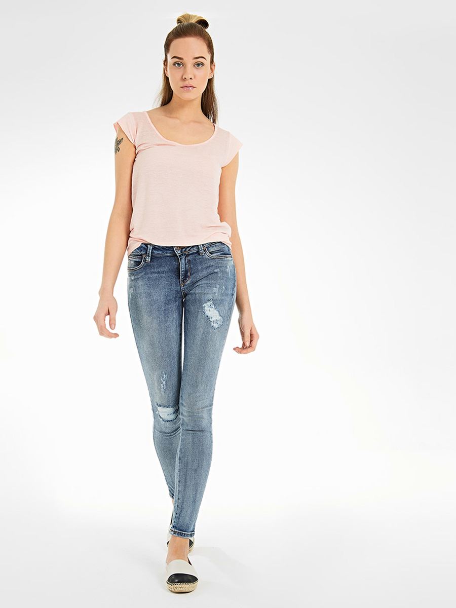 LTB Dora X jeansy skinny rurki obcisłe 12110827786 - Allegro.pl