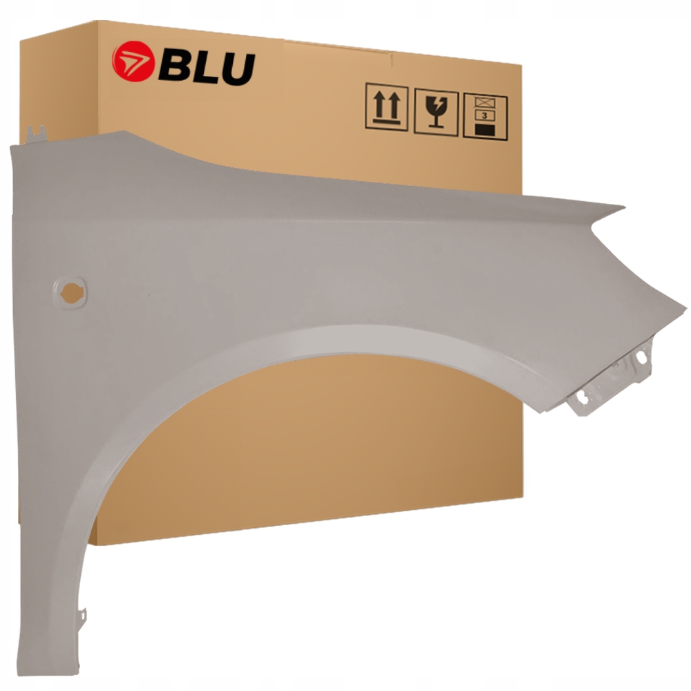 Blu Blatník Škoda Fabia II 2 5J Roomster 9202 pravý stříbrný 07-15 přední