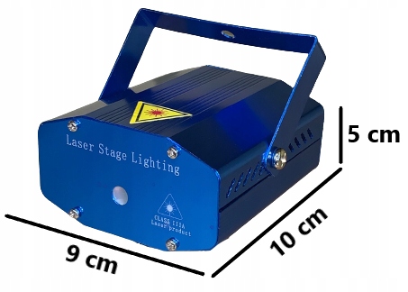 LASER DYSKOTEKOWY PROJEKTOR DISCO LAMPA STROBOSKOP Kod producenta B473