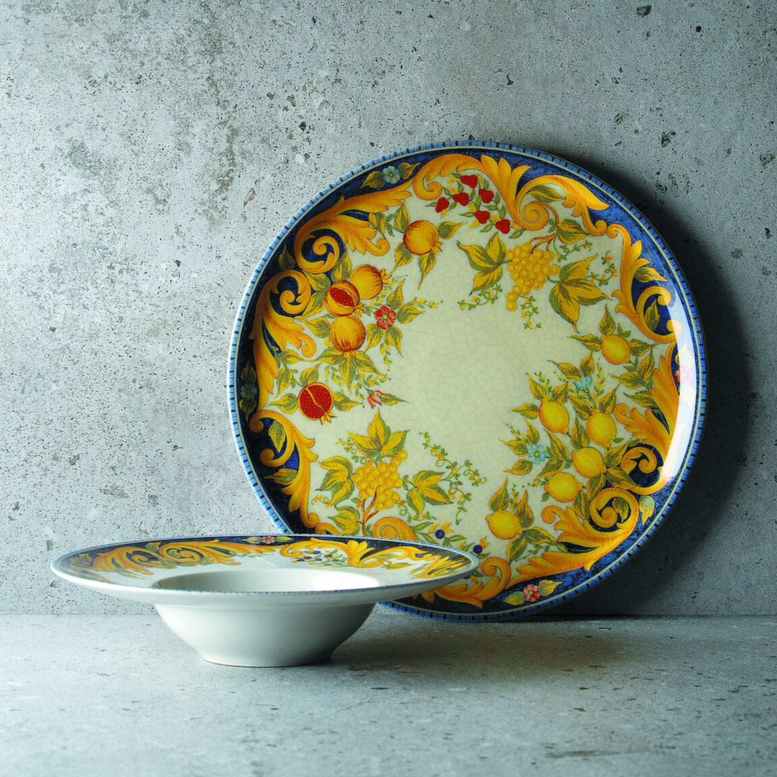 Talíř Na Pizzu Z Porcelánu Barocco Sr 31 CM, Sada 6 Ks