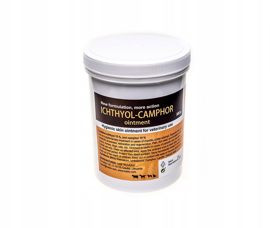 Maść Ruvera Ichtyol-Camphor do pielęgnacji skóry 900g