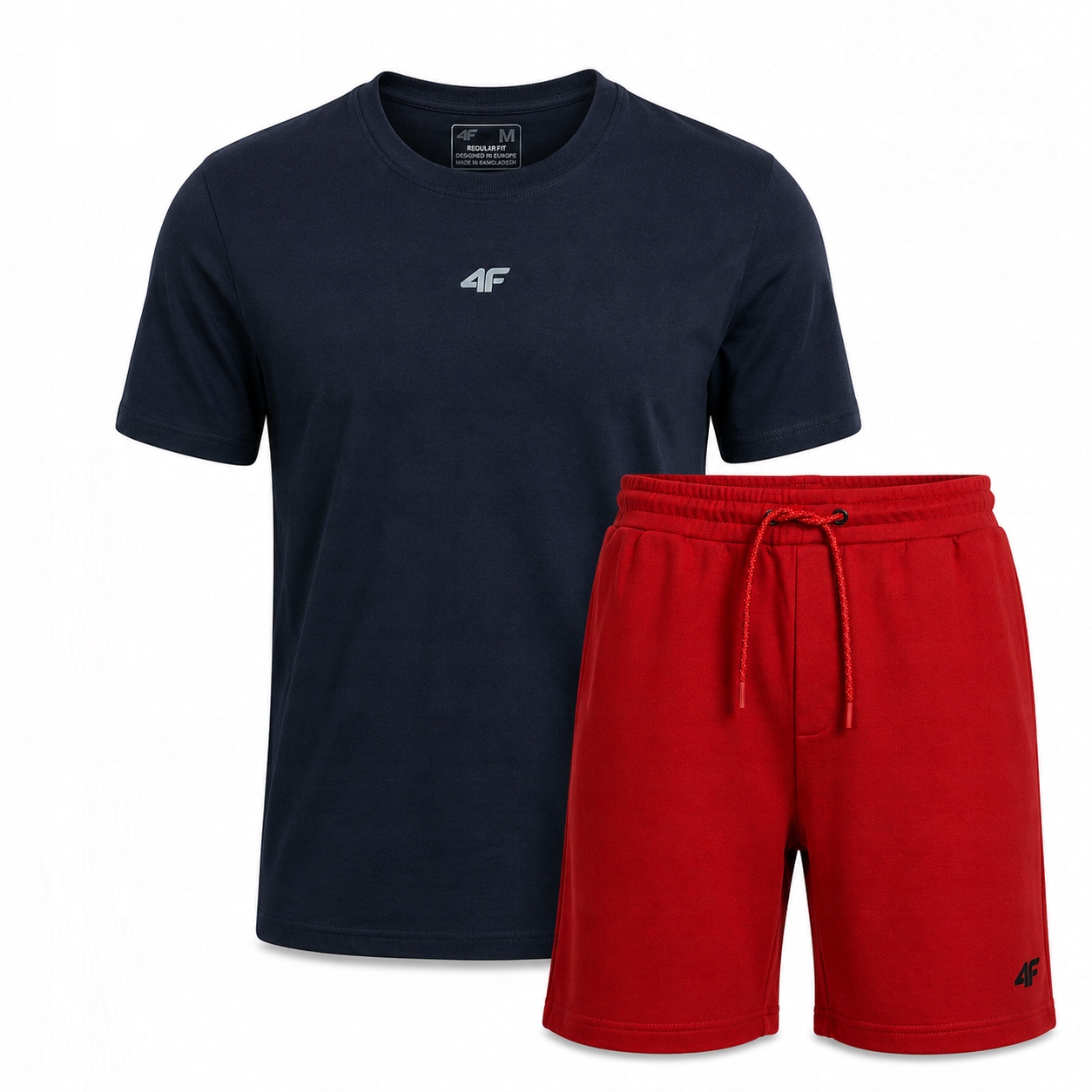 Komplet 4F Pánské Tričko Kraťasy Sportovní Set Pro Každodenní Nošení XXL SS26