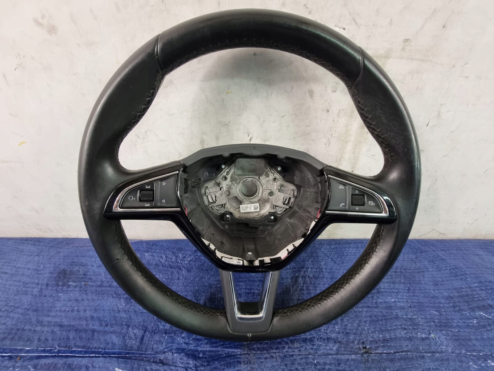 KIEROWNICA SKÓRA SKODA RAPID