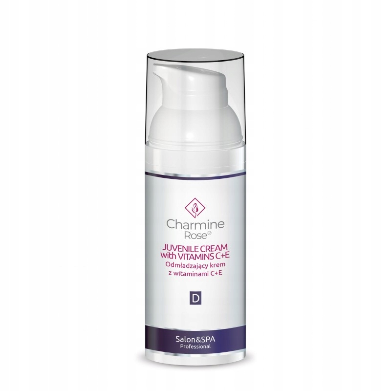 Odmładzający Krem z Witaminą C+e Juvenile Cream Charmine Rose Stymuluje