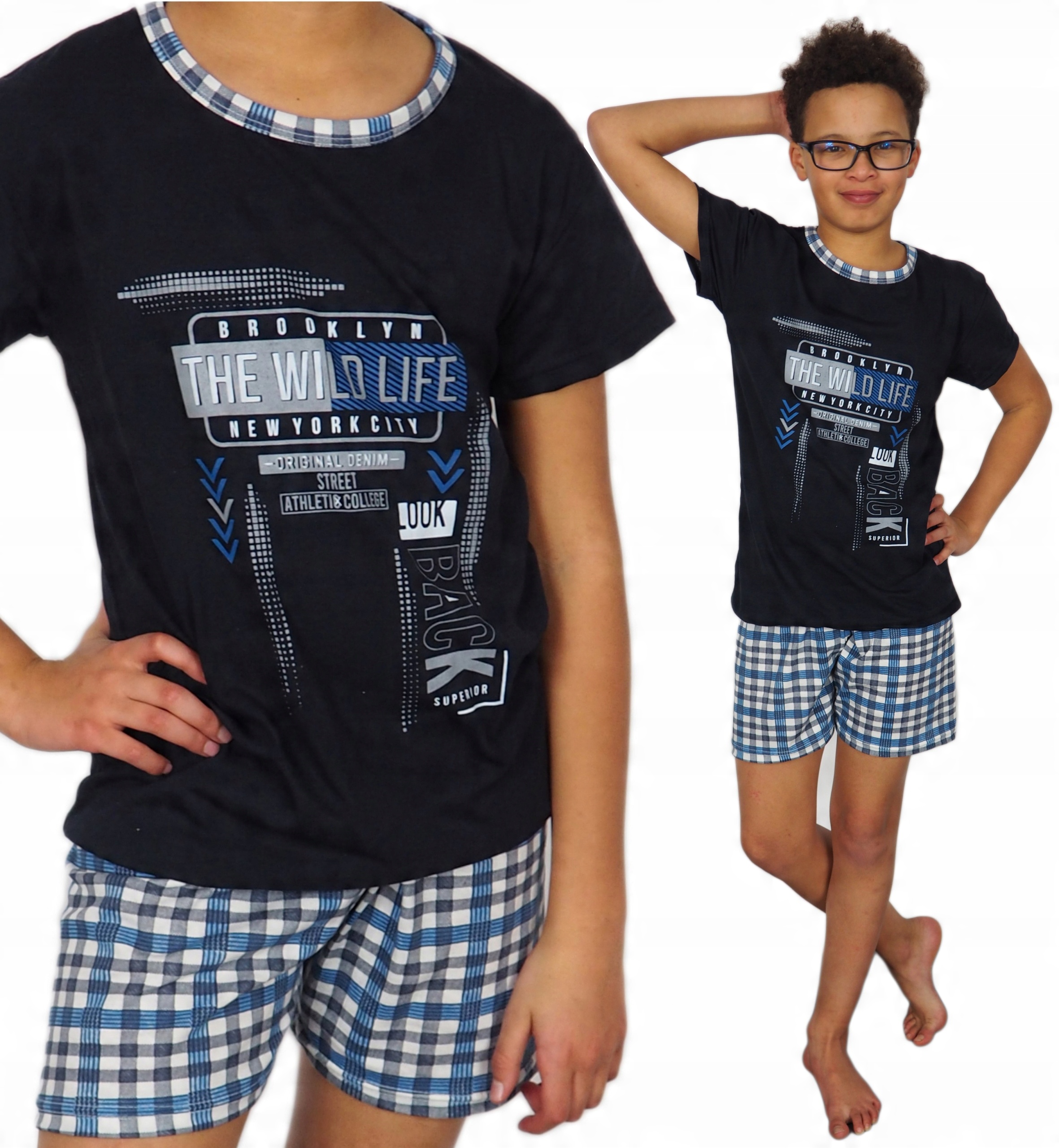 

Piżama młodzieżowa 176/182 (XXL) szorty Chłopak