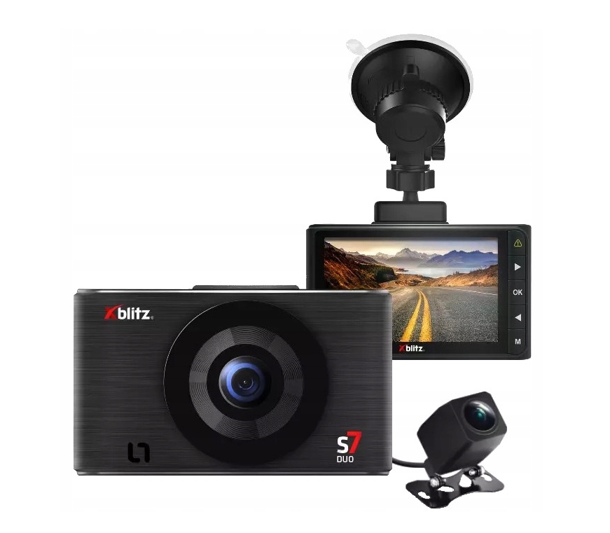 Xblitz S7 Duo Videorekordér s spätnou kamerou