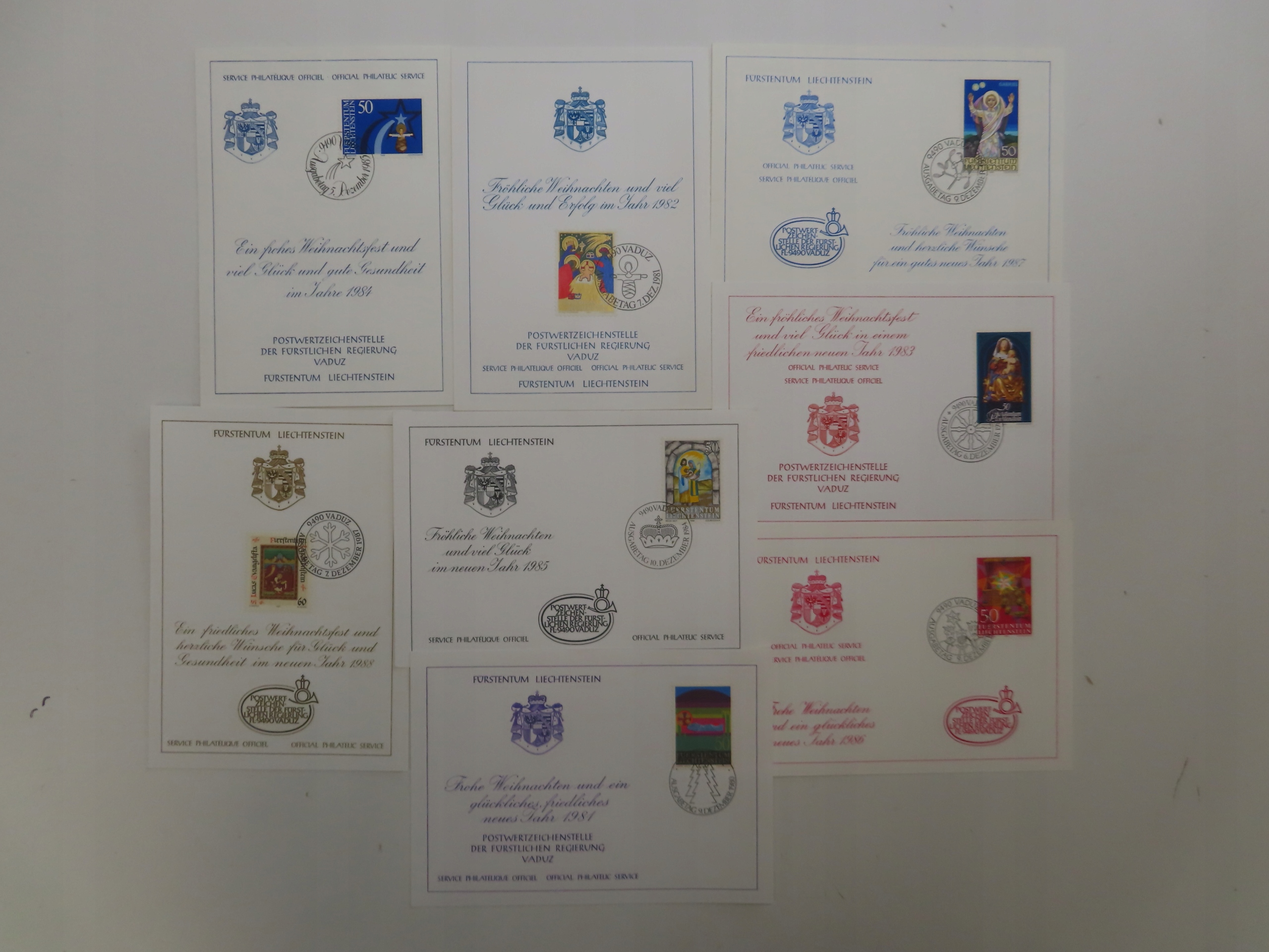 FDC Lichtenstein kas. B9526