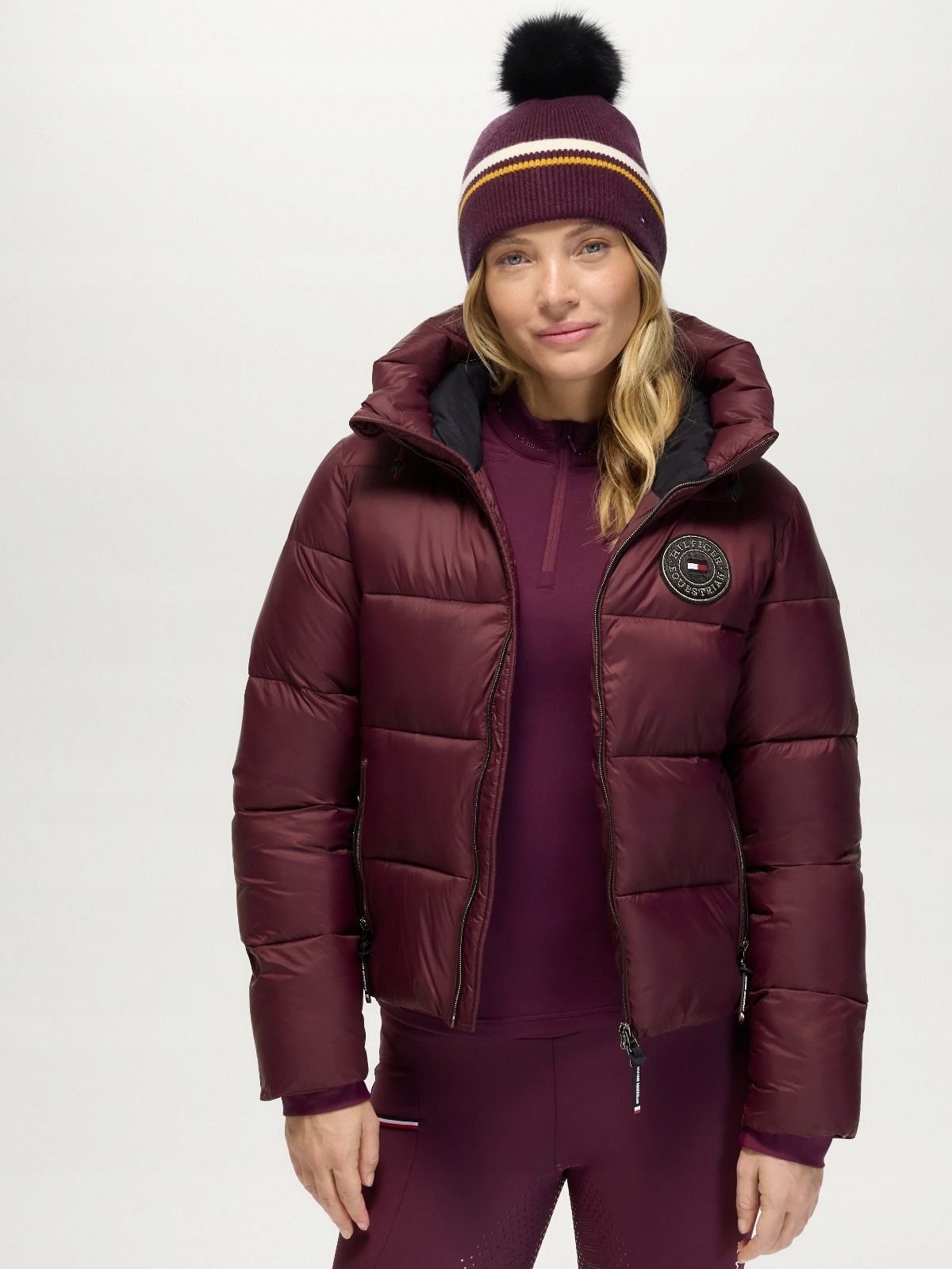 Tommy Hilfiger, Kurtka damska Glendale, Deep Burgundy M