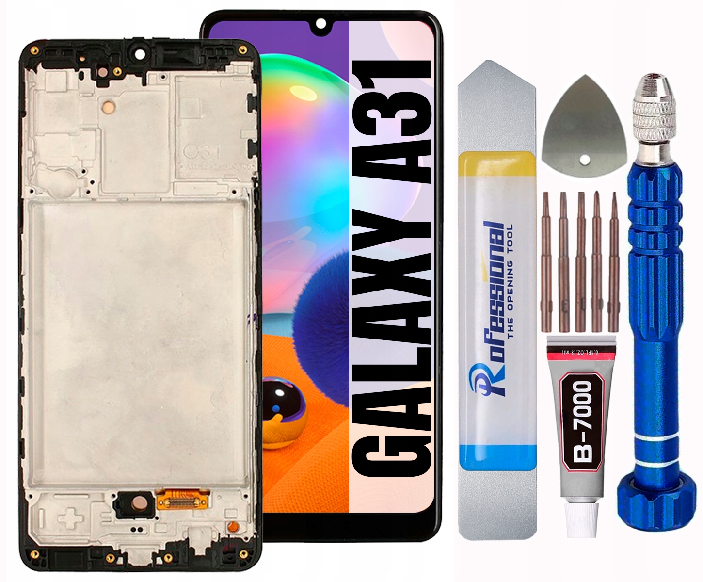 Displej Pro Samsung Galaxy A31 2020 A315 Oled Displej Rámeček