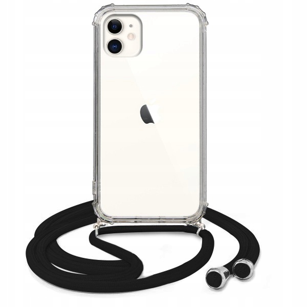 

Etui Crossbody Iphone 11 Czarny Sznurek Ochronne