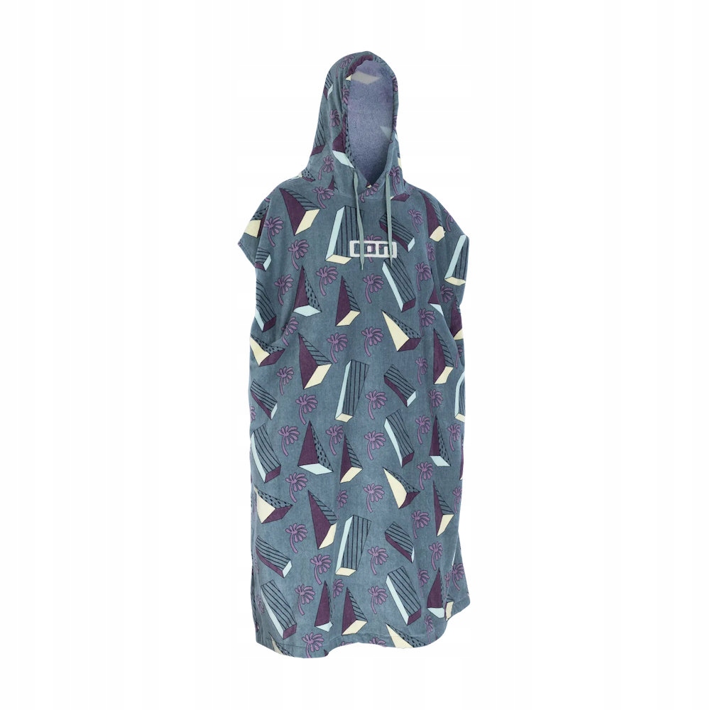 Poncho Ion Core Crazy Palms L luźne do przebierania po morsowaniu kaptur