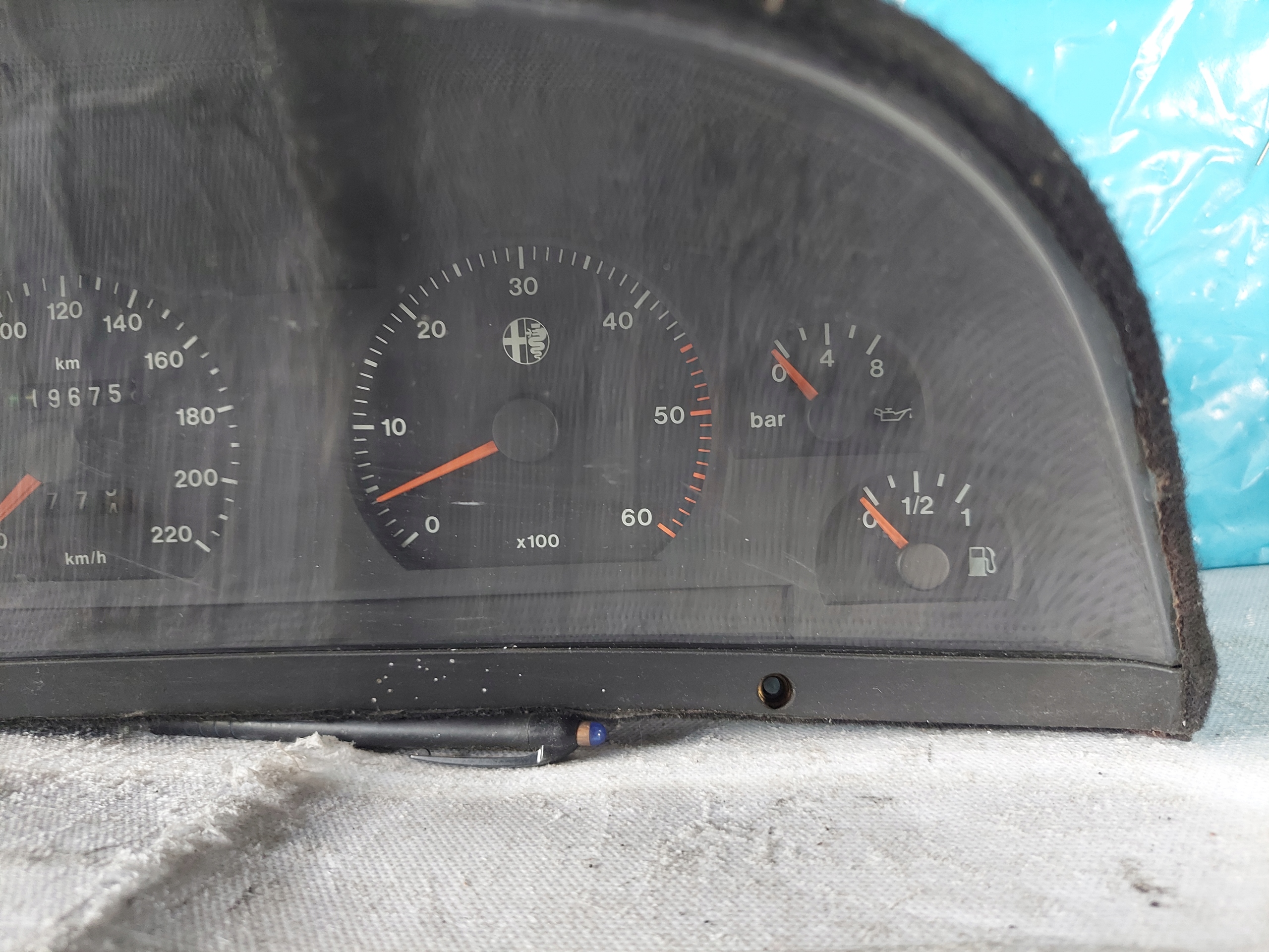 dials clock ALFA 155 2.5 TD 6025520060A