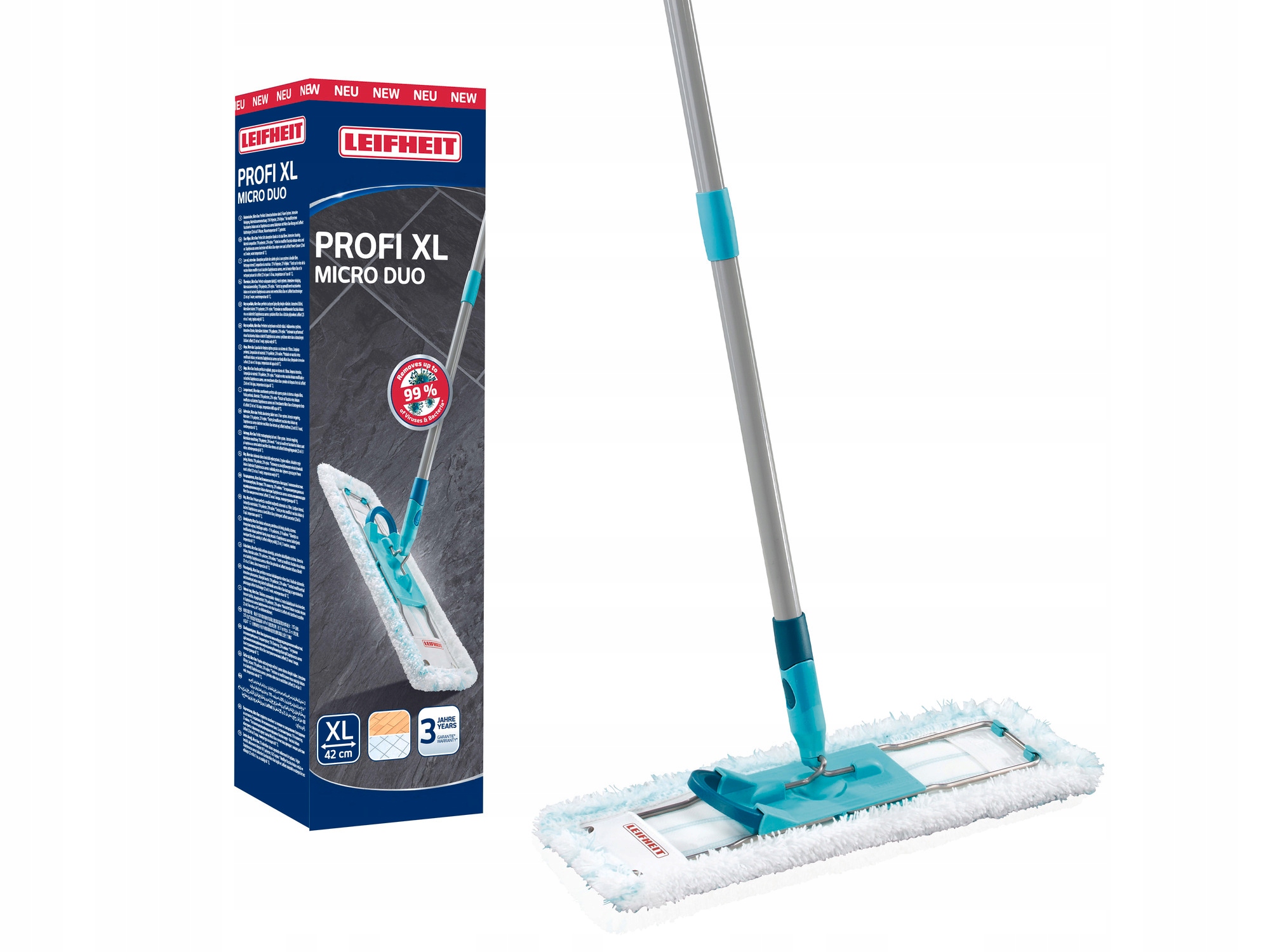 Plochý mop Leifheit