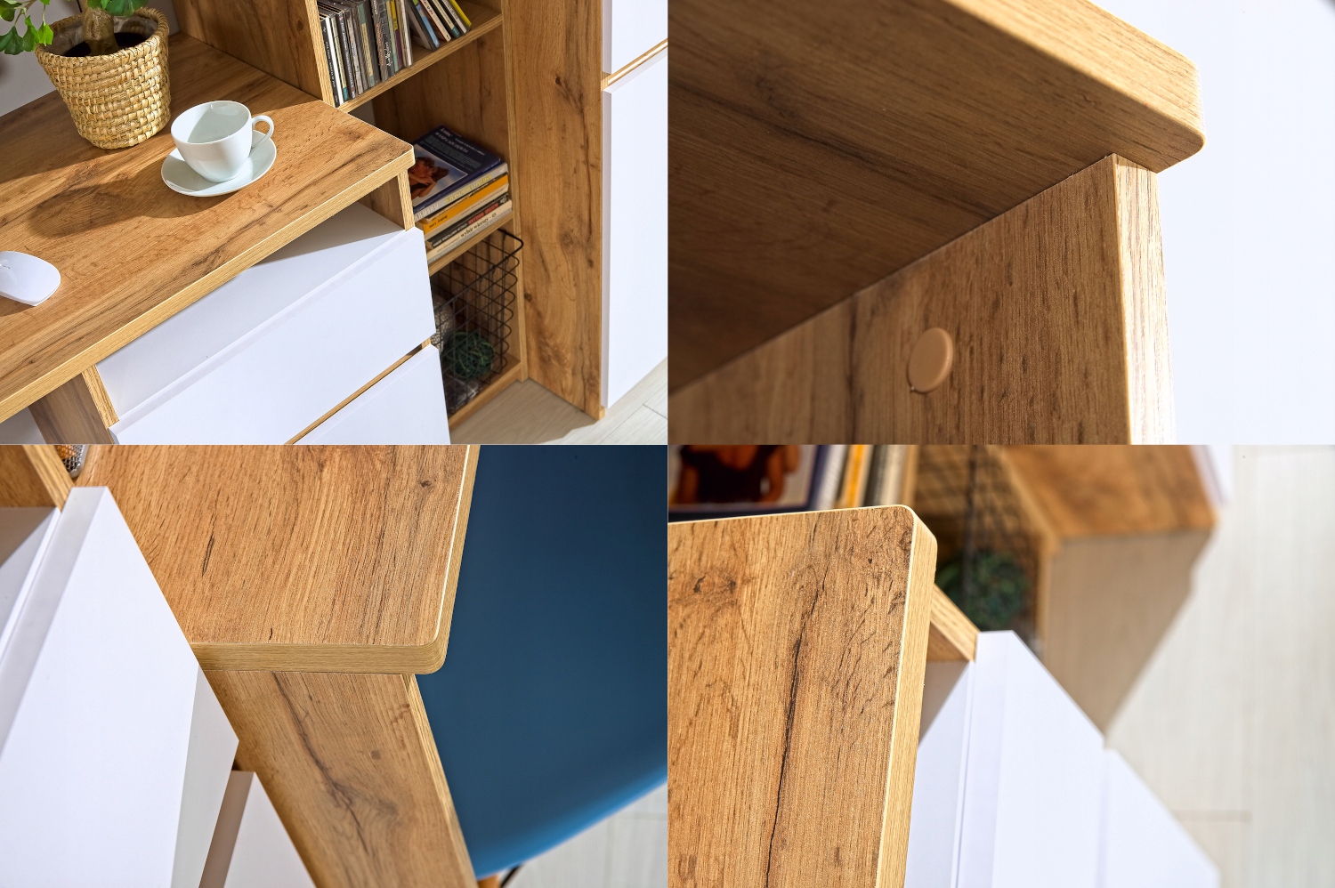 DUŻA KOMODA BIAŁA Z SZUFLADAMI DO SYPIALNI NA UBRANIA 120 ARKADO AR06 Wysokość mebla 94 cm