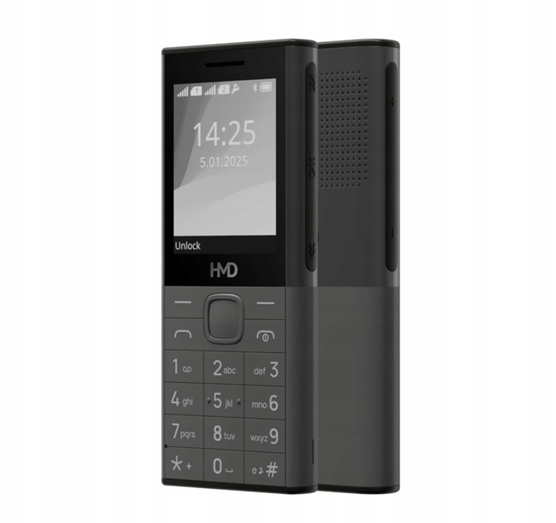 Hmd (Nokia) 150 Music Mobiltelefon, Kártyafüggetlen, Dual Sim, sötétszürke