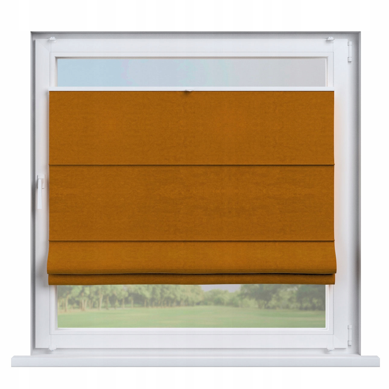 Hotová Roleta plisé Římská Sicílie 100x180 cm oranžová