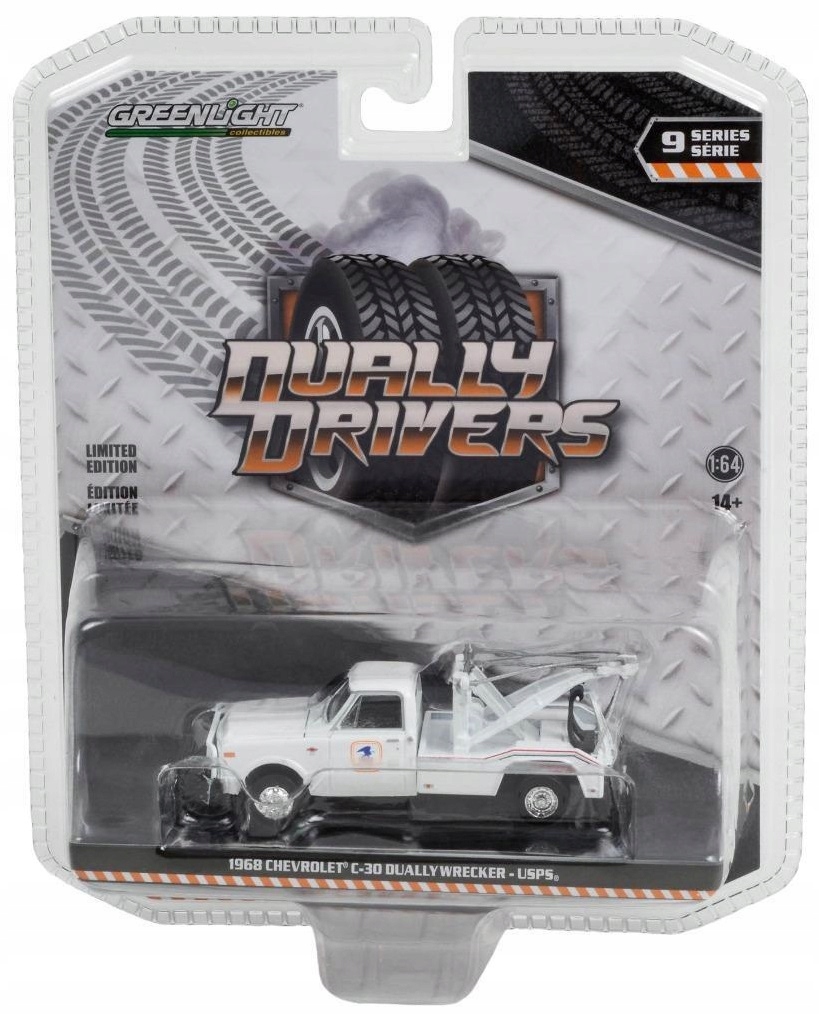 Greenlight 1968 Chevrolet C-30 Wrecker Postal 1:64