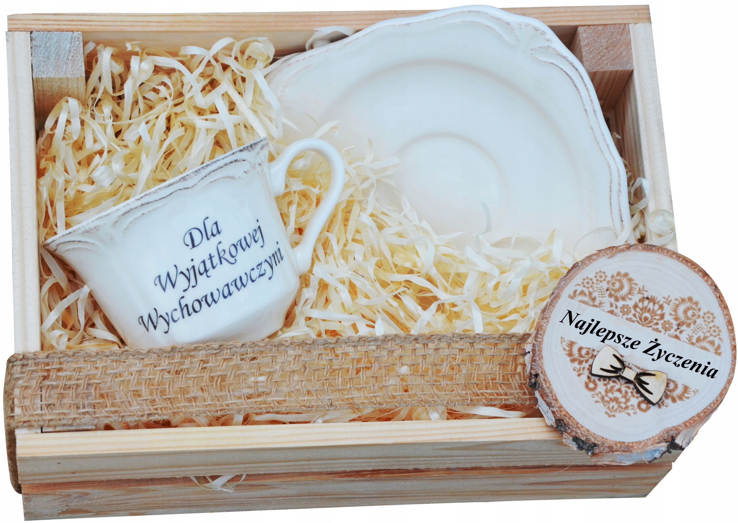 

dla Wychowawczyni Piękna Porcelana Zestaw