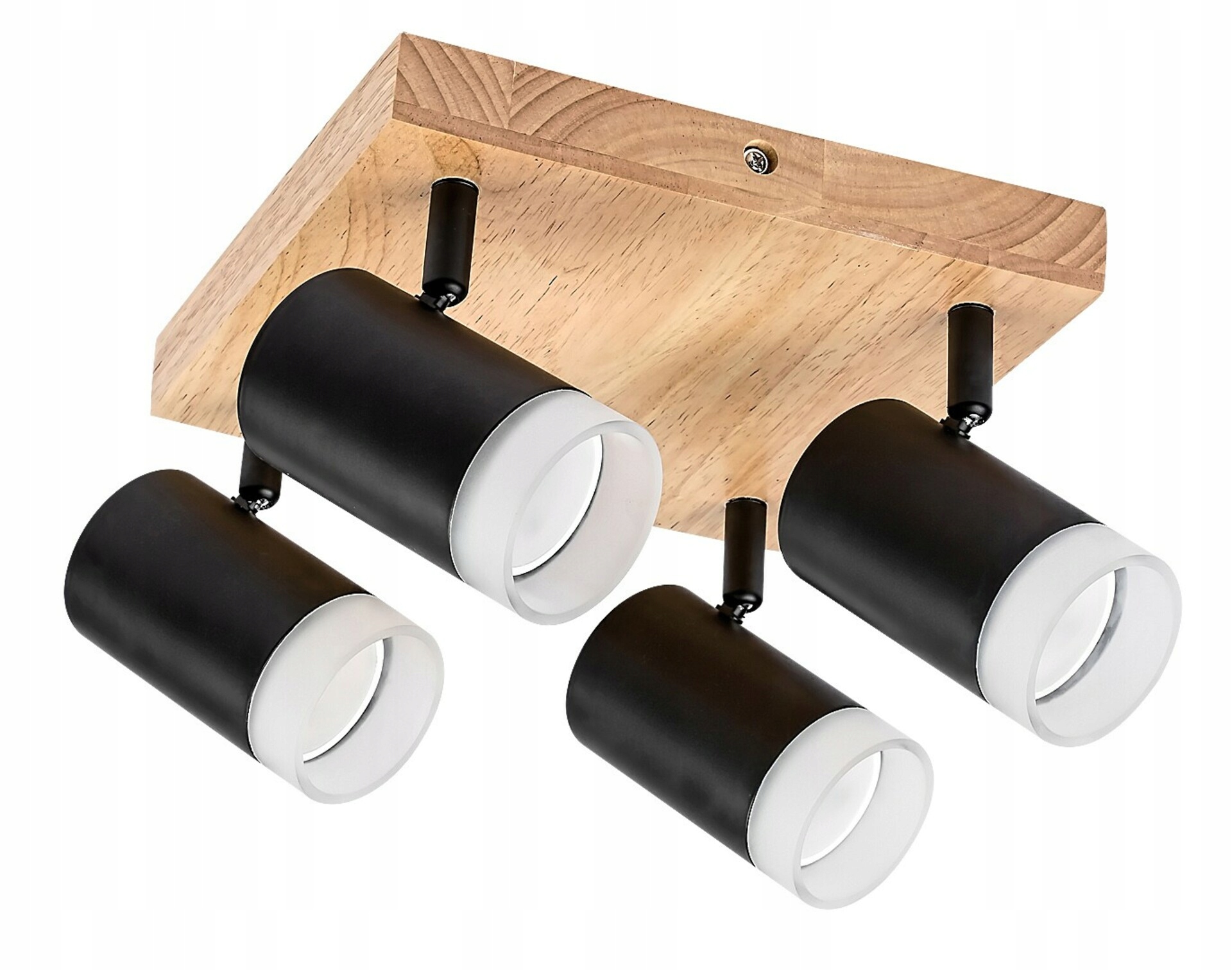 Rabalux Toras bodové svietidlo 4xGU10 dub/čierna, otočné hlavy, IP20