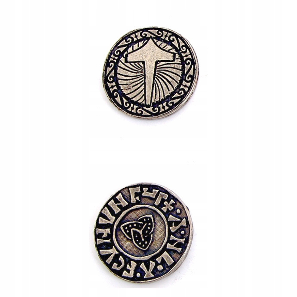 ZESTAW 9 NORDYCKICH METALOWYCH MONET LARP RPG EAN (GTIN) 5905529807688