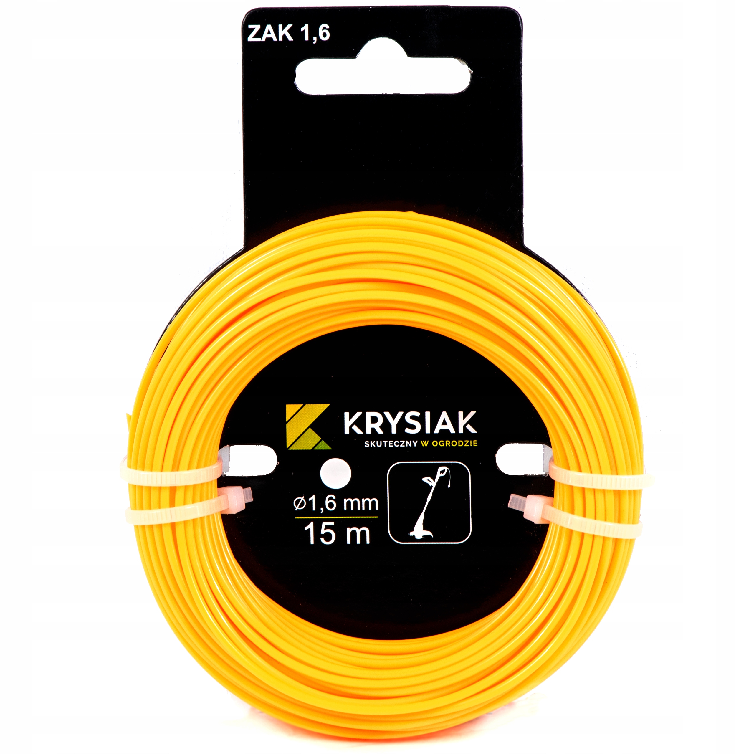 

Żyłka Tnąca 1,6 mm x 15 m Okrągła