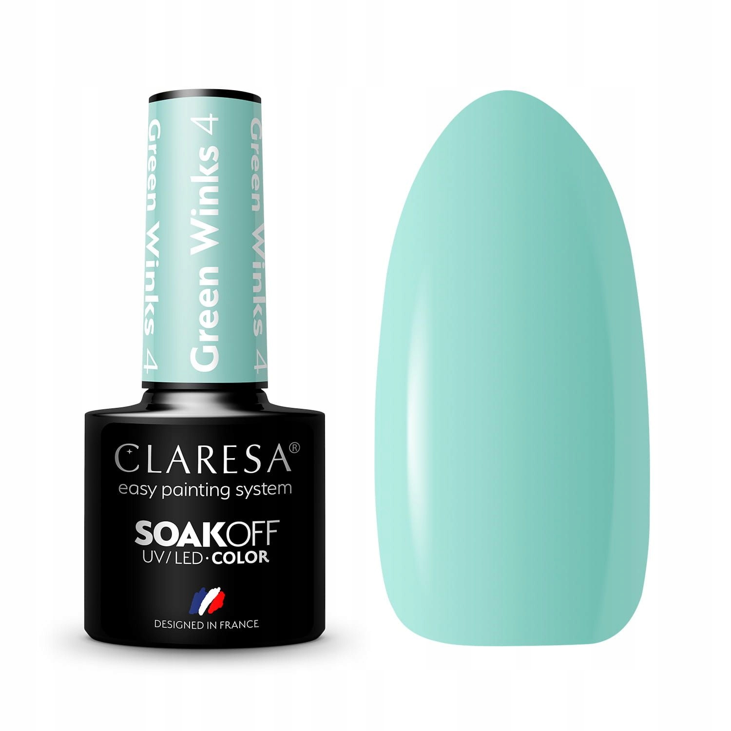 

Claresa Lakier hybrydowy Green Winks 4 5g