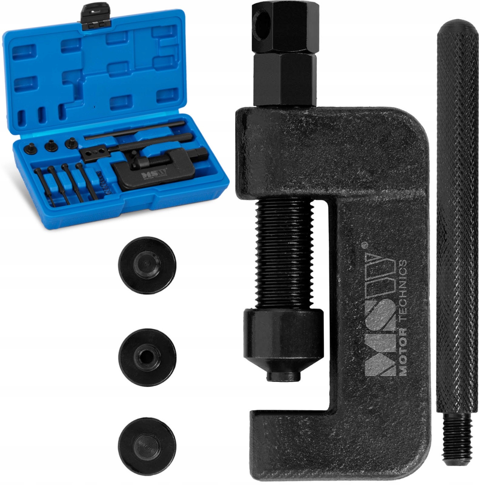 Nýtovací kleště na řetěz motocyklu sada