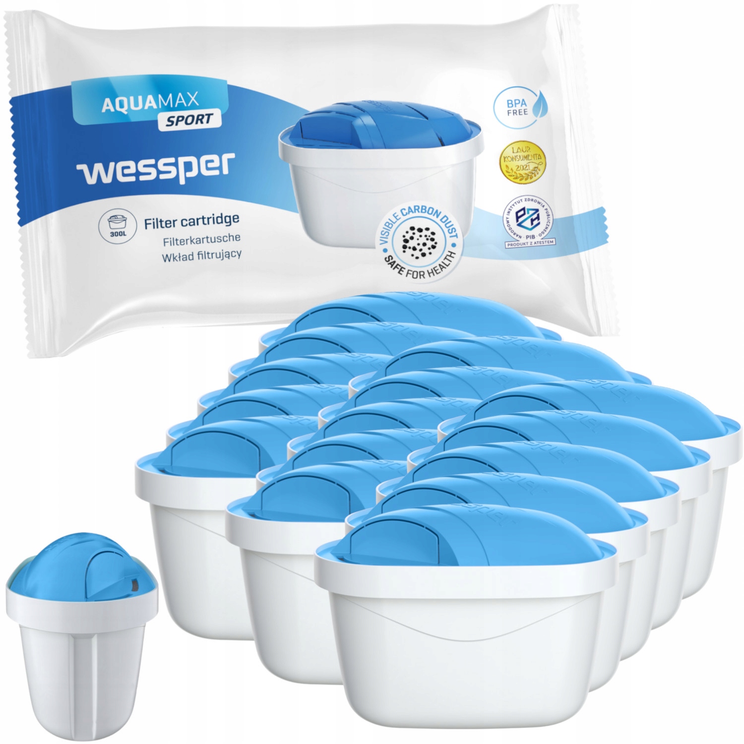 

15x Wkład Wessper Aquamax Sport Do Dafi Zamiennik