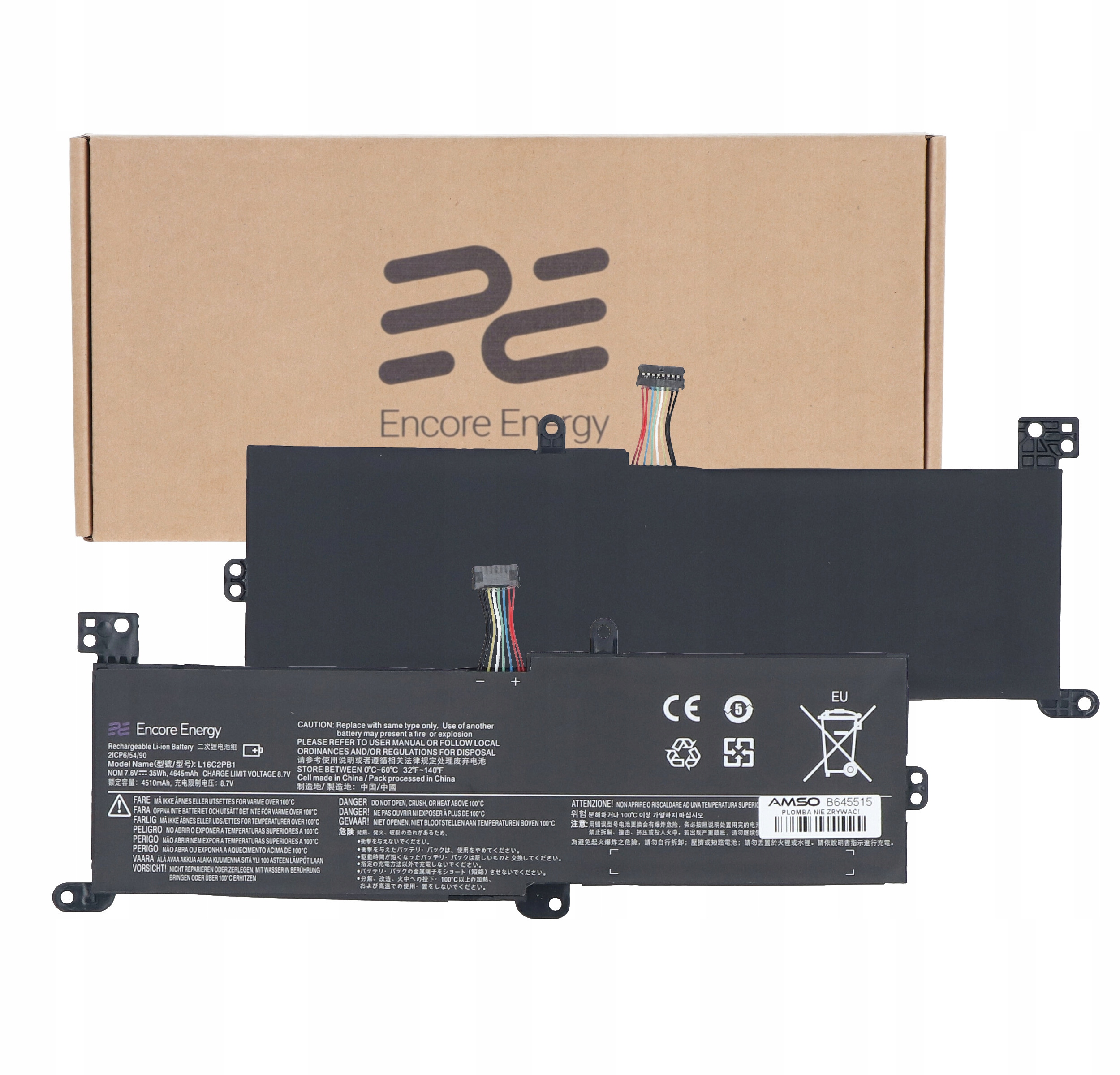 Baterie L16C2PB1 pro notebooky Lenovo IdeaPad 320 330 4645mAh Encore Energy