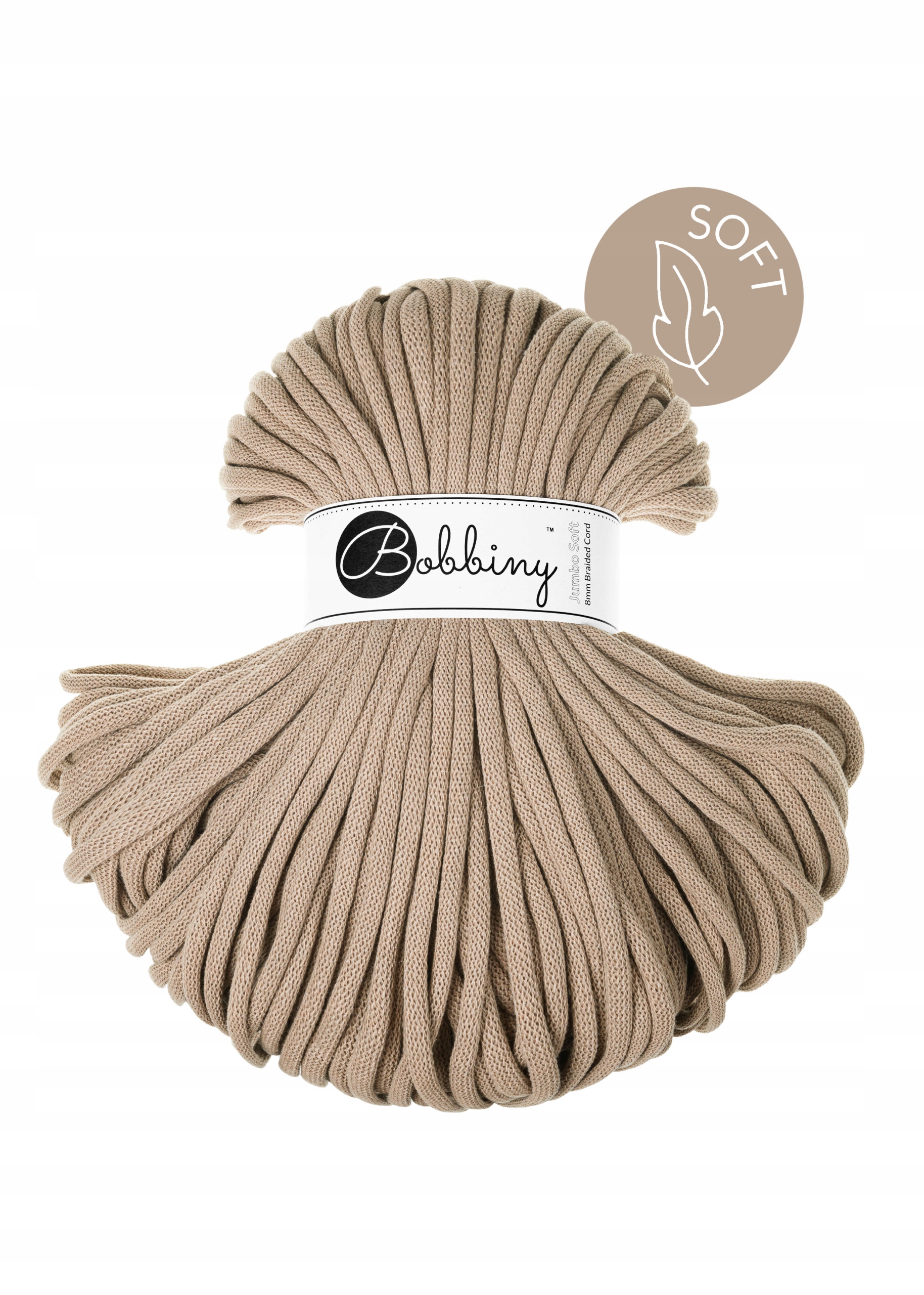 Jumbo Soft 8 mm 100 m Pískový