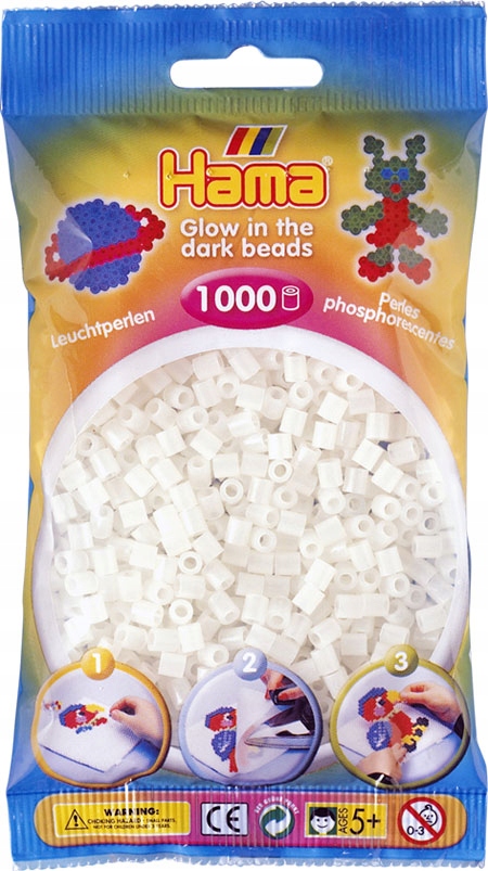 

Koraliki 1000 szt. świecące zielone Hama MIDI 55