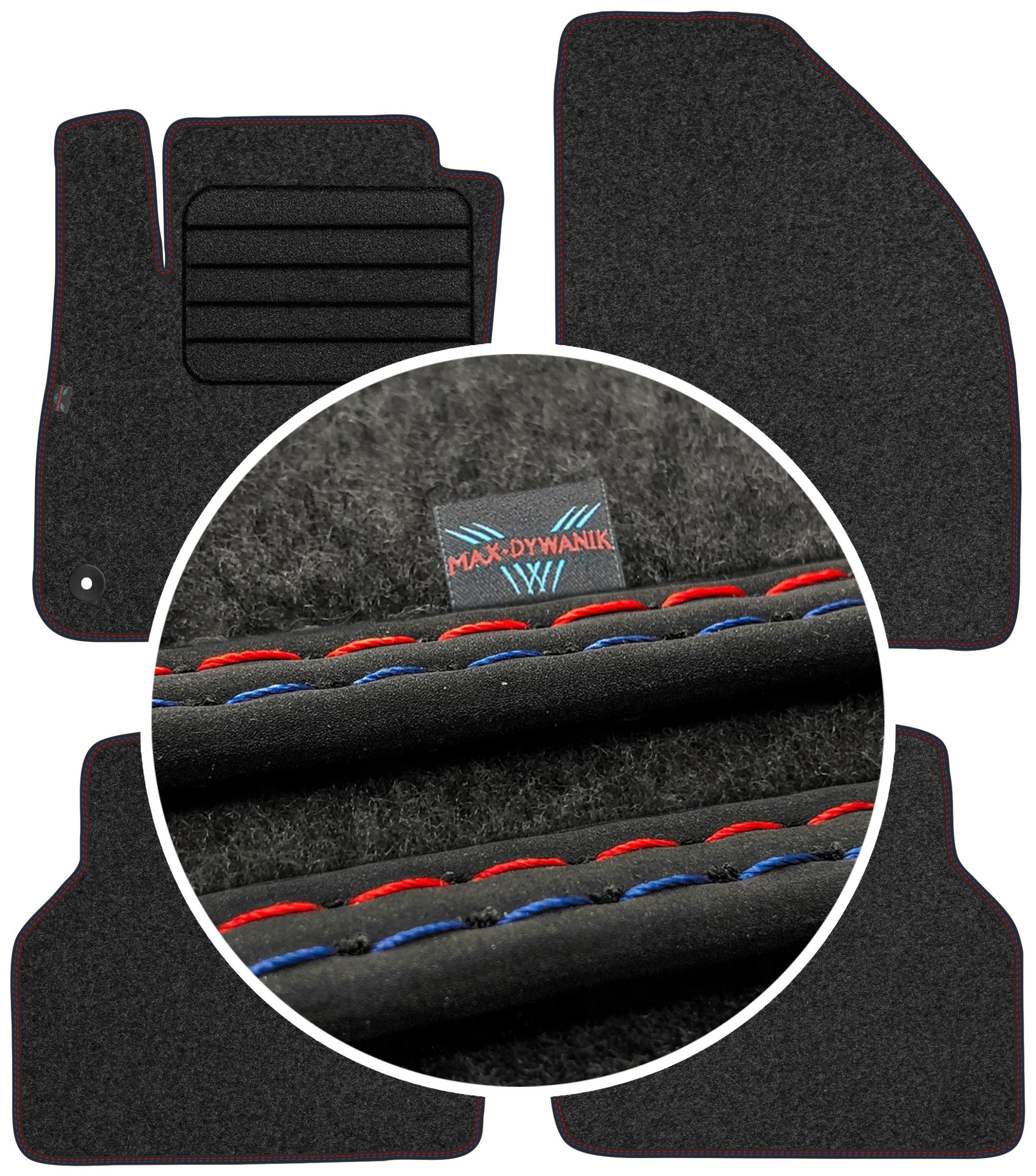 

Ford Focus II Fl 2007-2011 Wycieraczki welurowe
