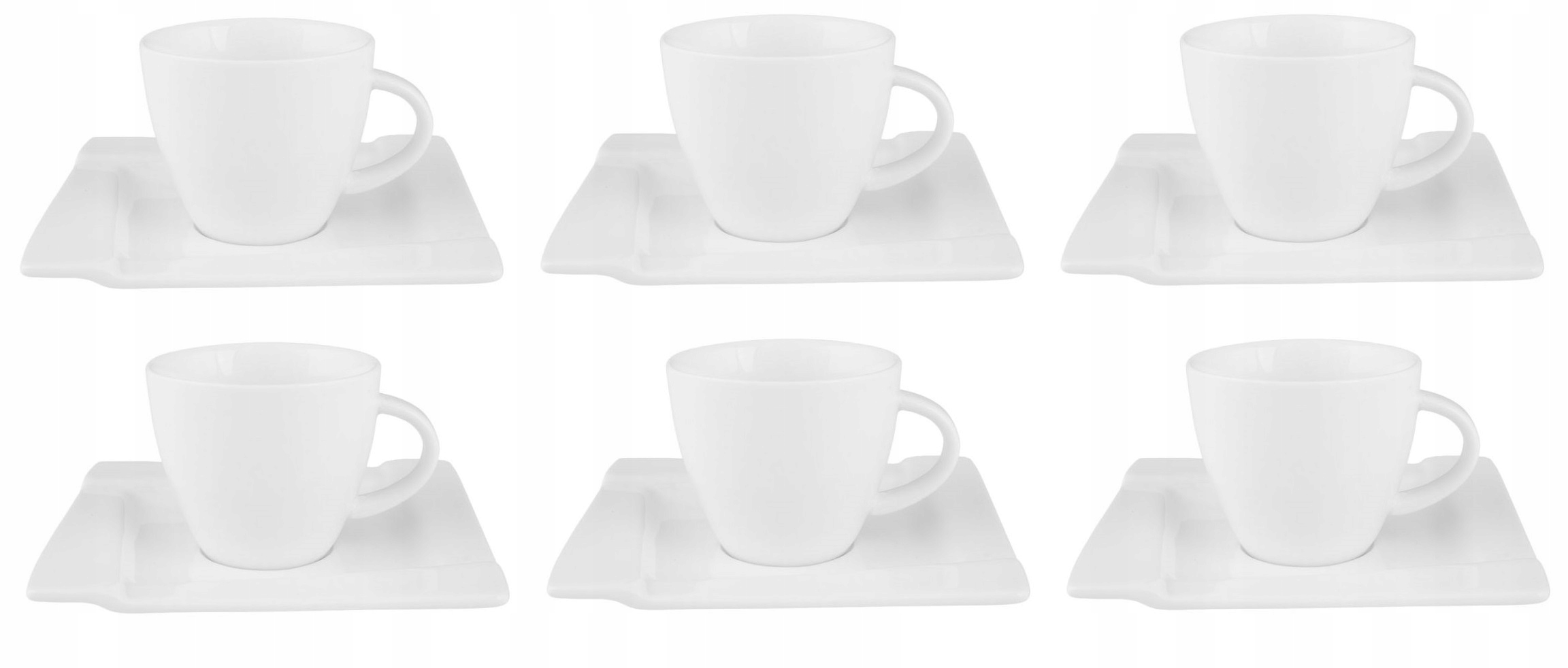 

Ambition Kubiko 6 X Filiżanka 220 ML Ze Spodkiem