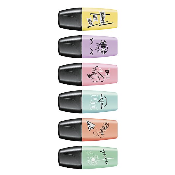 Biurowy PISAK Marker do Notatek FLAMASTER ZAKREŚLACZ Zestaw 6 Kol. Stabilo Kolor różne kolory