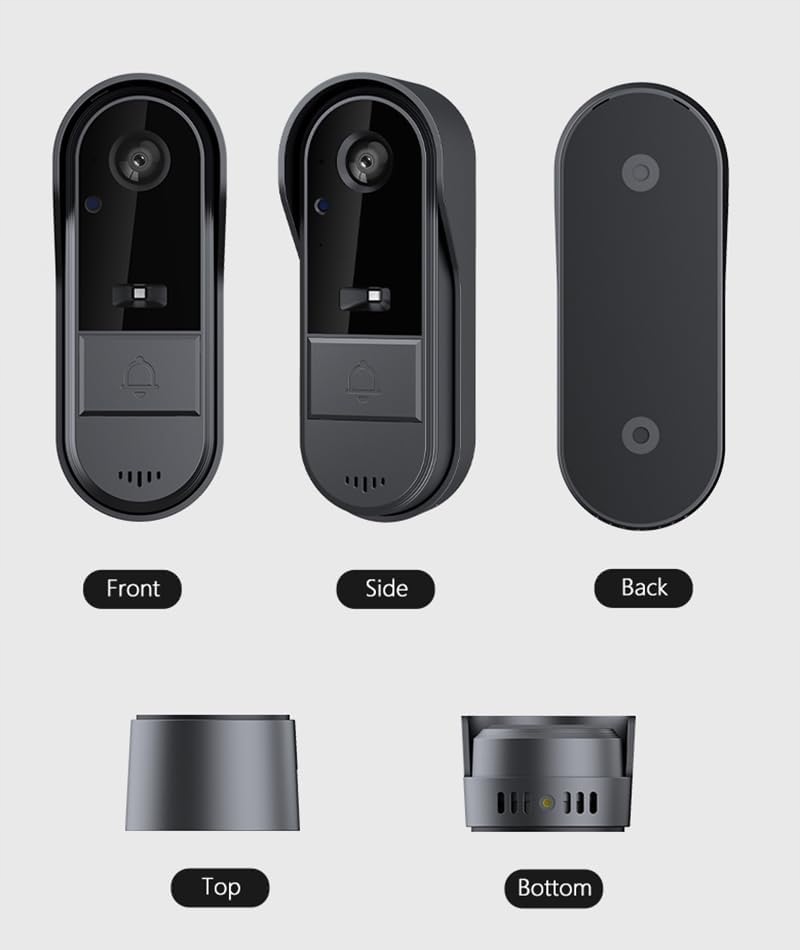 Winnes Videodomofon Kamera 1080P Wodoodporna Nocna Wizja — miniatura 7