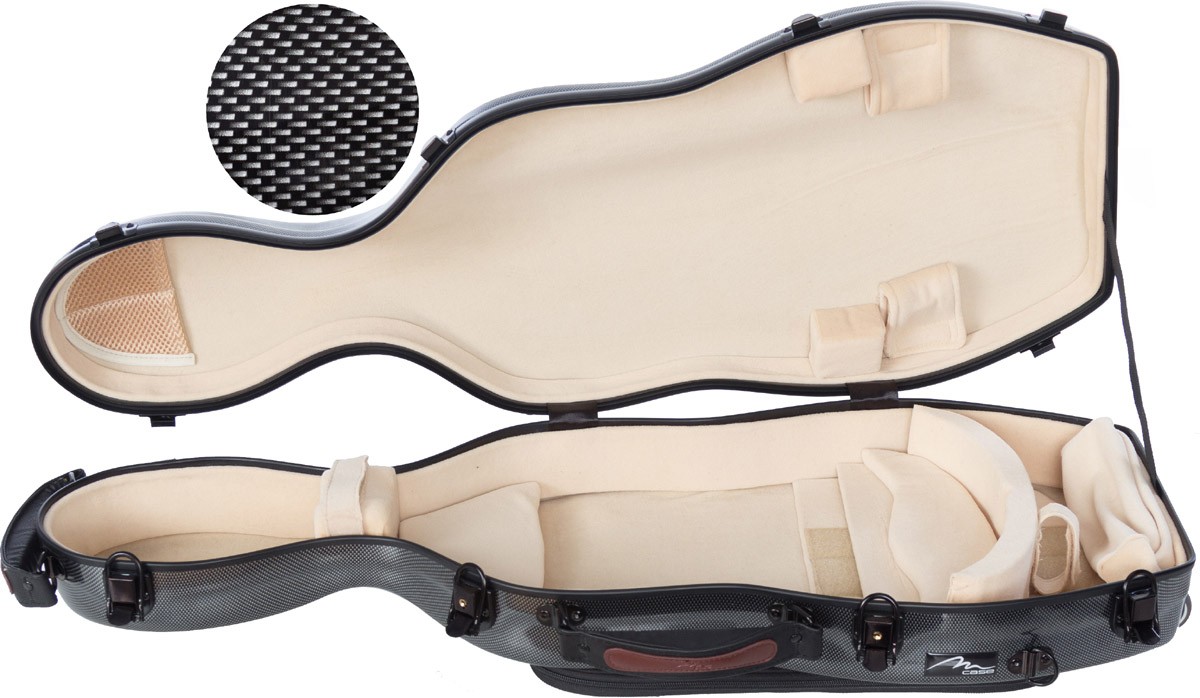 Futerał altówkowy altówka UltraLight 38-43 M-case Czarny Point - Kremowy