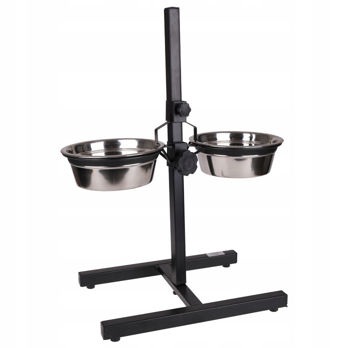 

Ciche Miski Psa Zestaw Reagulowany Stojak 2x2,83L