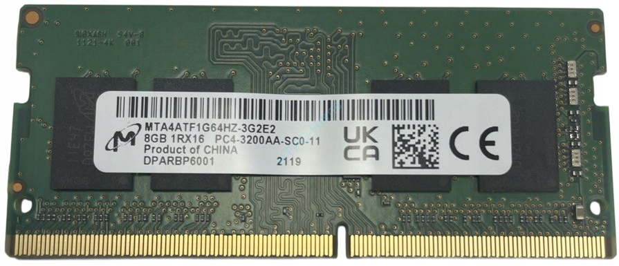 Nowa Pamięć Ram Micron 8GB DDR4 3200MHZ Sodimm