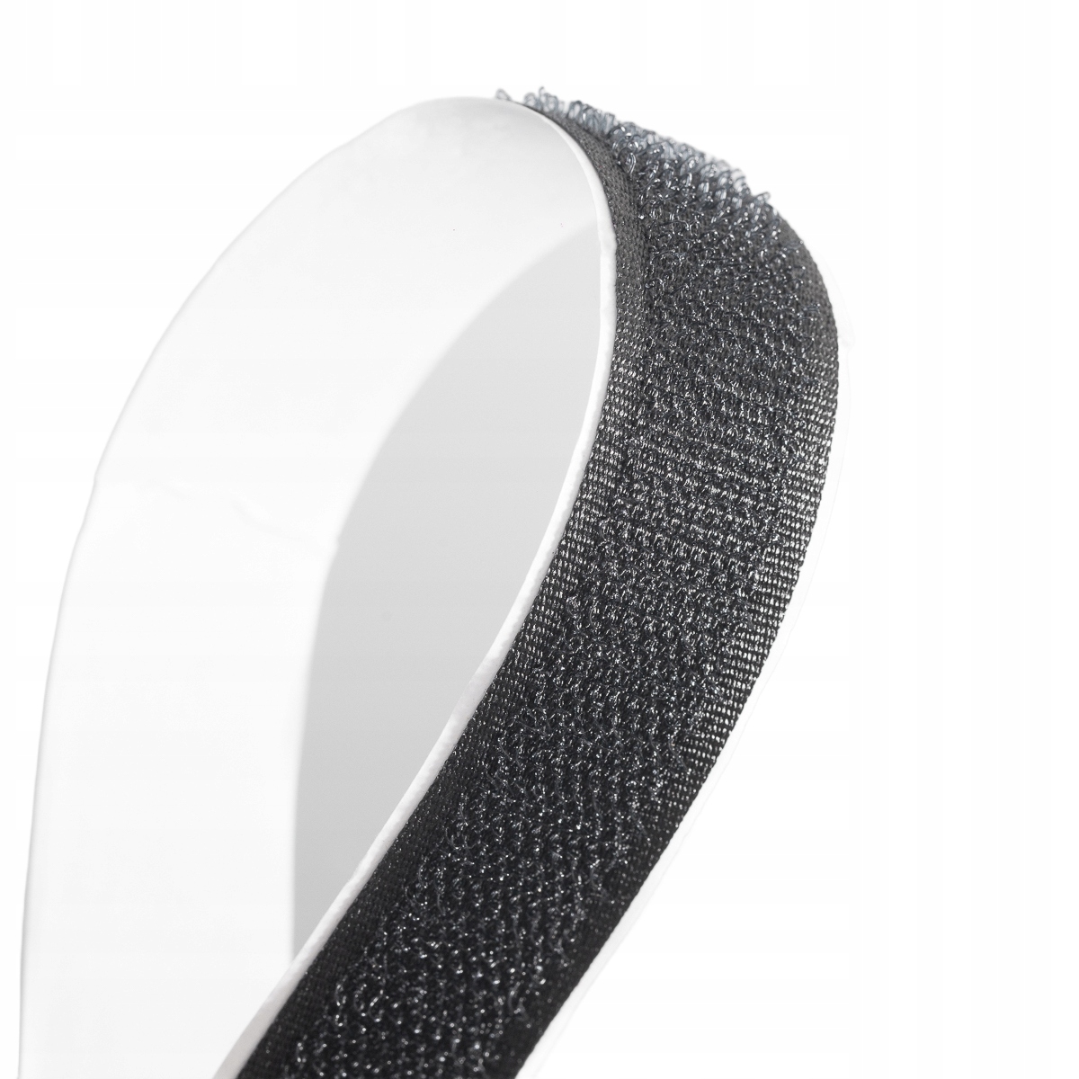 Řemínek háček s lepidlem 100mm/25mb černý