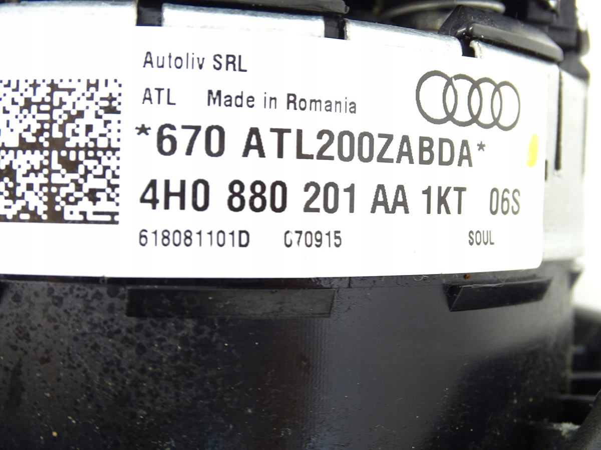airbag AUDI A6 A7 A8 4G 4H leather 4H0880201AA