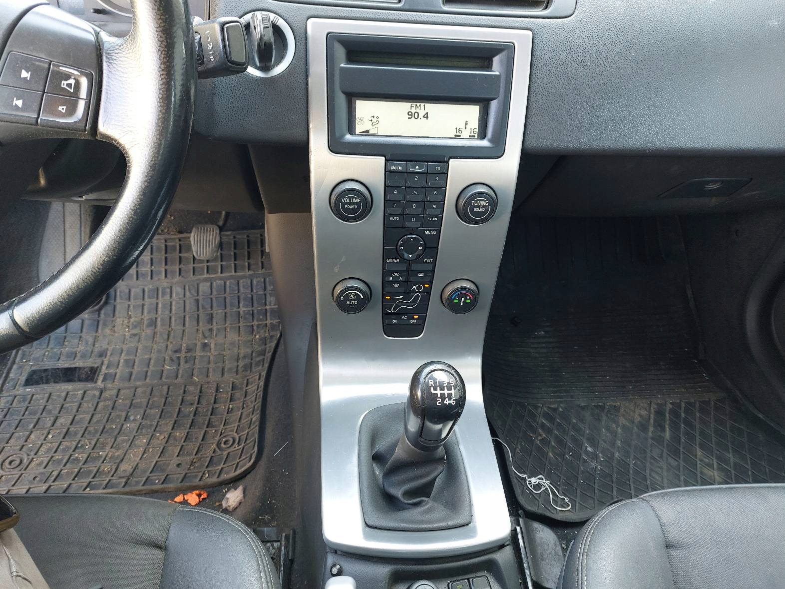 display RADIA + PANEL air conditioning devices VOLVO S40 II