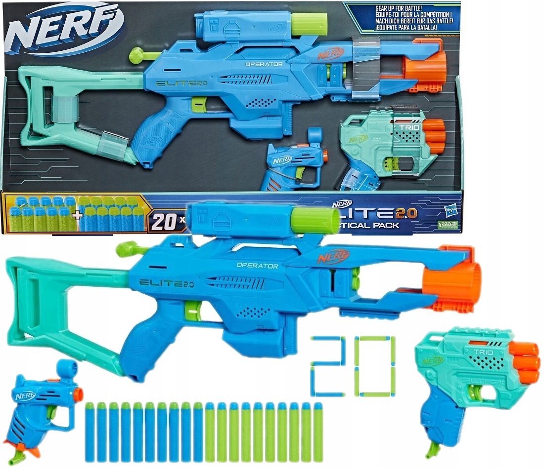 3w1 Nerf Elite 2.0 Tactical Pack Wyrzutnie 4430