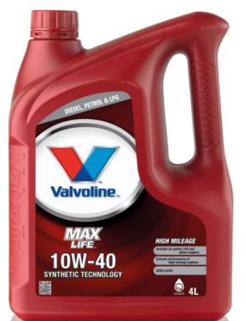

Olej Valvoline 10W-40 Maxlife 4L