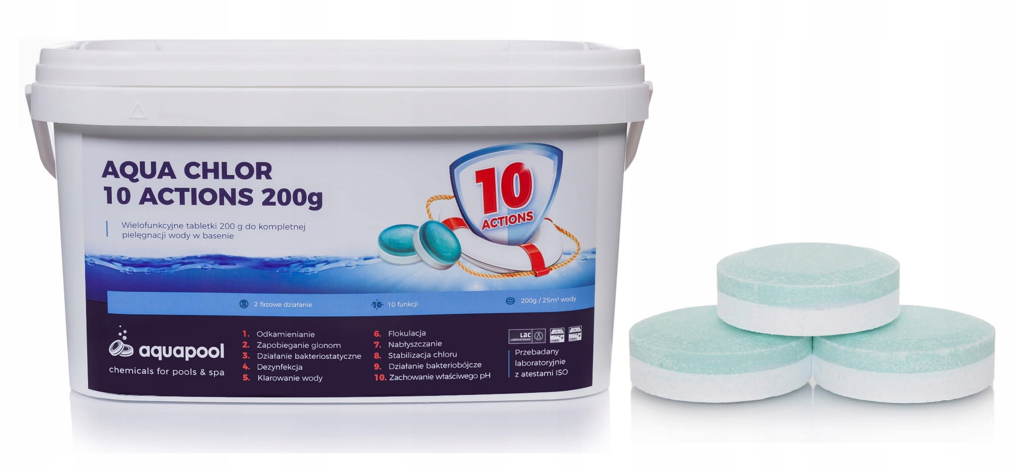 

Chlor 10 Actions Multi Tabletki 10w1 200g 6 kg