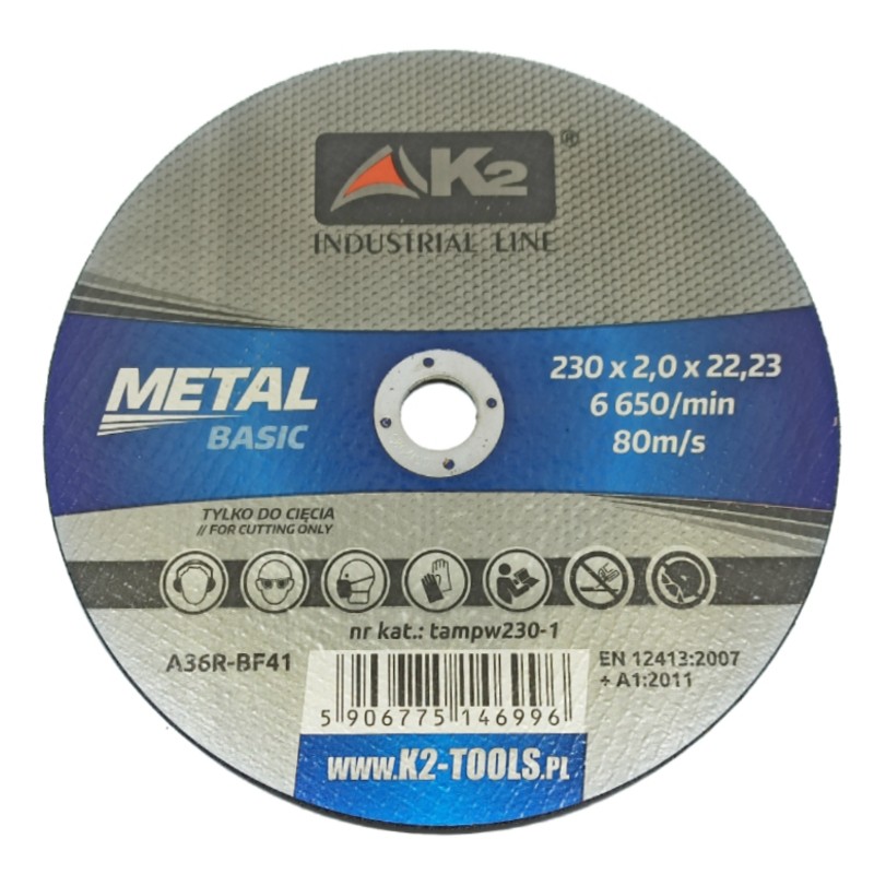 

Tarcza do cięcia metalu Basic 230 x 2mm (25 szt.)